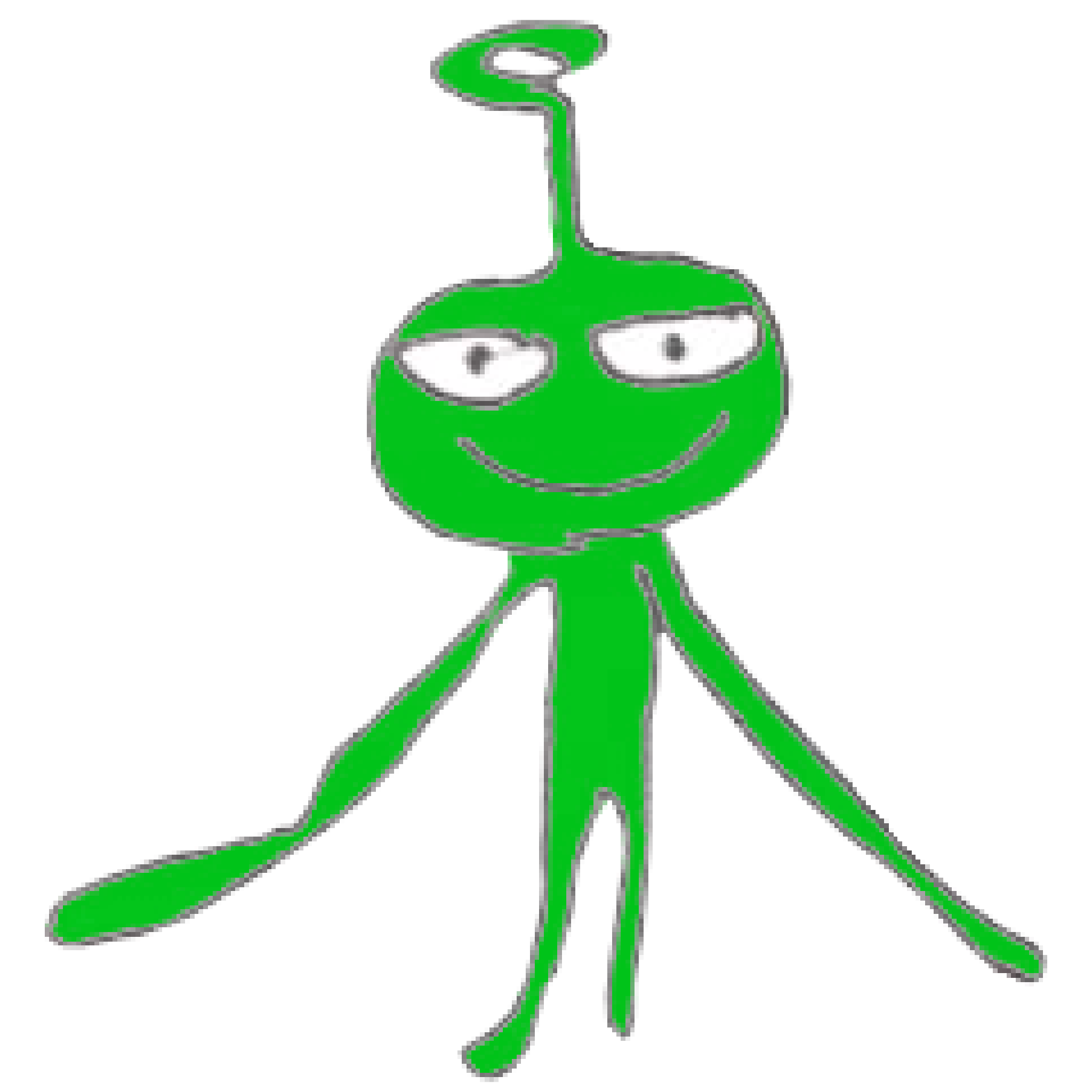 緑色のガメニ